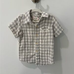 Me & Henry - Boy's Newport Short Sleeve Shirt - 3/4Y